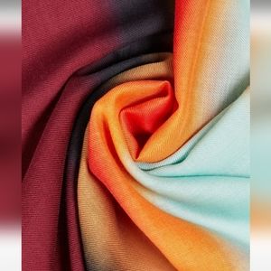 Chloe Striped Cashmere Wool and Silk Blend Scarf